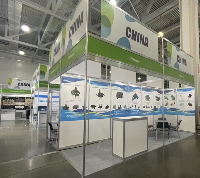 CFSensor Debuts at the 28th ExpoElectronica 2025 in Moscow, Empowering Global Smart Manufacturing with Innovative Sensing Technology 3 CFSensor booth
